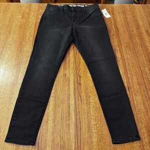 NWT Volcom Brand Juniors Black Stretch Liberator Legging Ankle Fit Jeans 9/29